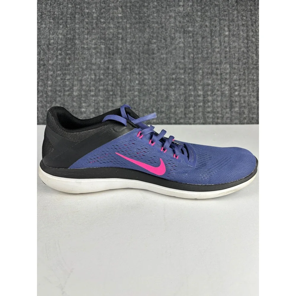 Nike Flex Experience RN 5 Running Shoes 830751-500 Size 12 Blue Pink Black